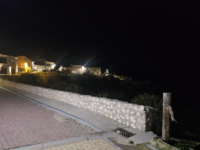 Vista nocturna de Castronuño