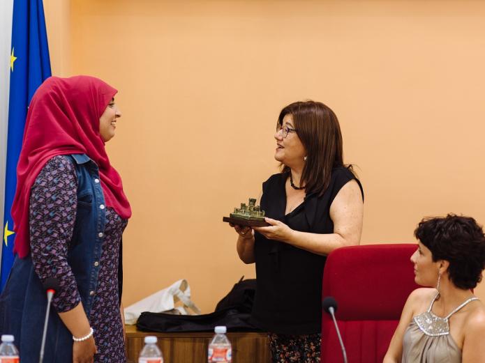 María José Celemín - I Encuentro Hispano-Marroquí Medina del Campo - Teresa Rebollo, Oumaima Mhijir