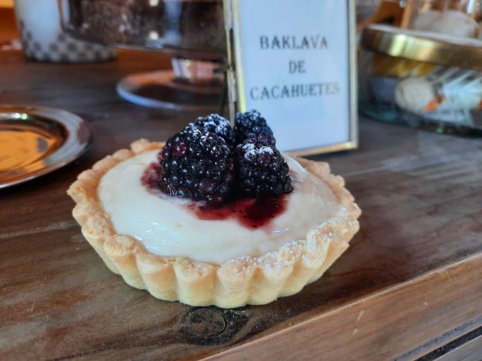 Tartaletas ecológicas de moras bio