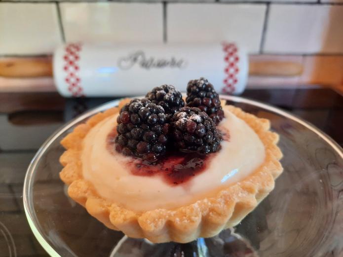 Tartaletas ecológicas de moras bio