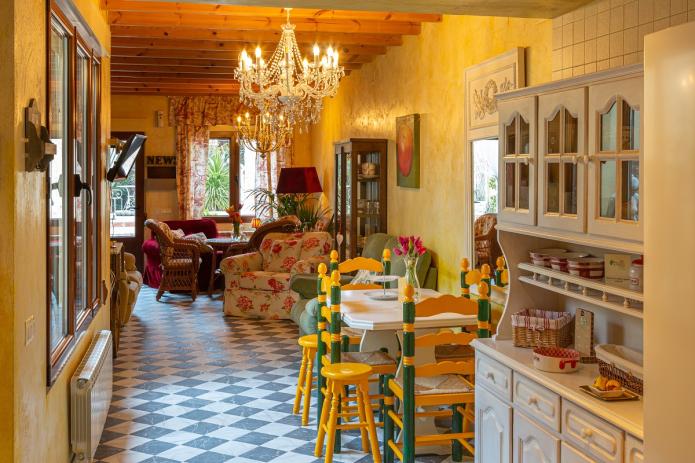 salón comedor alojamiento con encanto